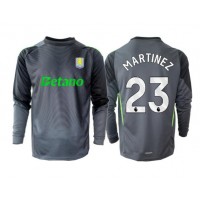 Stroje piłkarskie Aston Villa Emiliano Martinez #23 Bramkarskie Koszulka Podstawowej 2025-26 Długi Rękaw